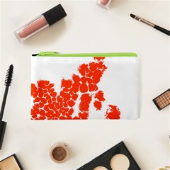 Red Spot Paint Cosmetic Bag (xs) by Mariart