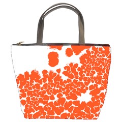 Red Spot Paint White Polka Bucket Bags by Mariart