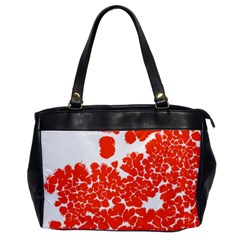 Red Spot Paint White Polka Office Handbags by Mariart