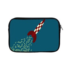 Rocket Ship Space Blue Sky Red White Fly Apple Ipad Mini Zipper Cases by Mariart