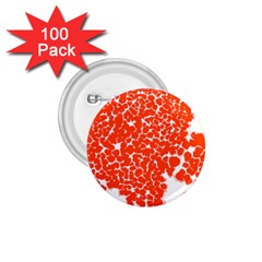 Red Spot Paint White 1 75  Buttons (100 Pack)  by Mariart