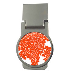 Red Spot Paint White Money Clips (round)  by Mariart