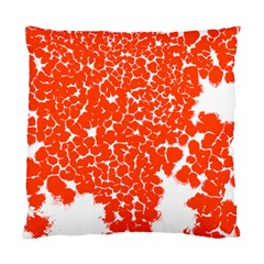 Red Spot Paint White Standard Cushion Case (two Sides) by Mariart