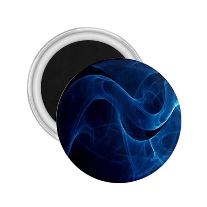 Smoke White Blue 2.25  Magnets