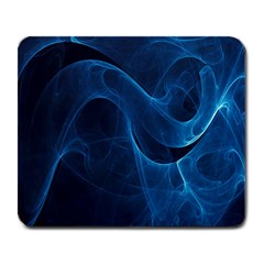 Smoke White Blue Large Mousepads by Mariart