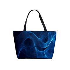 Smoke White Blue Shoulder Handbags by Mariart