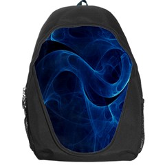 Smoke White Blue Backpack Bag by Mariart