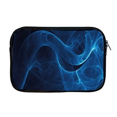 Smoke White Blue Apple Macbook Pro 17  Zipper Case by Mariart