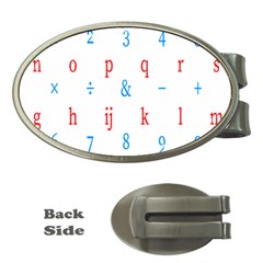 Source Serif Number Money Clips (oval)  by Mariart