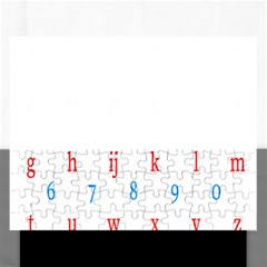 Source Serif Number Rectangular Jigsaw Puzzl by Mariart