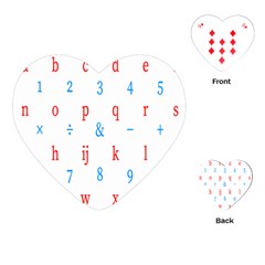 Source Serif Number Playing Cards (heart)  by Mariart