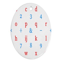 Source Serif Number Oval Ornament (two Sides) by Mariart