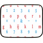 Source Serif Number Fleece Blanket (Mini) 35 x27  Blanket