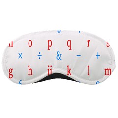 Source Serif Number Sleeping Masks by Mariart