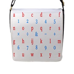 Source Serif Number Flap Messenger Bag (l)  by Mariart