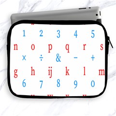 Source Serif Number Apple Ipad 2/3/4 Zipper Cases by Mariart