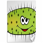 Thorn Face Mask Animals Monster Green Polka Canvas 12  x 18   11.88 x17.36  Canvas - 1