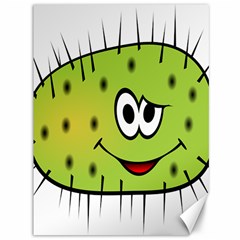 Thorn Face Mask Animals Monster Green Polka Canvas 36  X 48   by Mariart