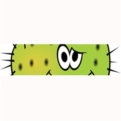 Thorn Face Mask Animals Monster Green Polka Large Bar Mats by Mariart