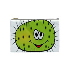 Thorn Face Mask Animals Monster Green Polka Cosmetic Bag (medium)  by Mariart