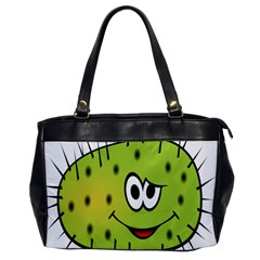 Thorn Face Mask Animals Monster Green Polka Office Handbags by Mariart