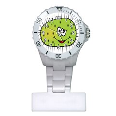 Thorn Face Mask Animals Monster Green Polka Plastic Nurses Watch by Mariart