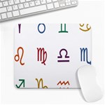 Twelve Signs Zodiac Color Star Large Mousepads Front