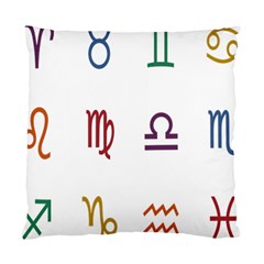 Twelve Signs Zodiac Color Star Standard Cushion Case (two Sides) by Mariart