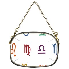 Twelve Signs Zodiac Color Star Chain Purses (two Sides)  by Mariart