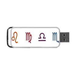 Twelve Signs Zodiac Color Star Portable Usb Flash (one Side) by Mariart