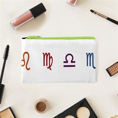 Twelve Signs Zodiac Color Star Cosmetic Bag (xs) by Mariart