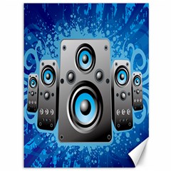 Sound System Music Disco Party Canvas 36  X 48   by Mariart