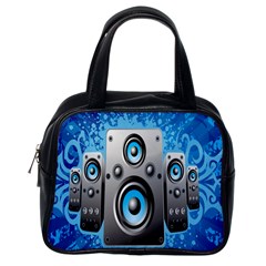 Sound System Music Disco Party Classic Handbags (one Side) by Mariart