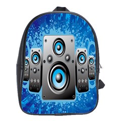 Sound System Music Disco Party School Bags(large) 