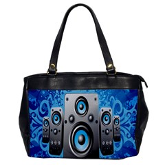 Sound System Music Disco Party Office Handbags by Mariart