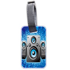 Sound System Music Disco Party Luggage Tags (two Sides) by Mariart