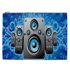 Sound System Music Disco Party Cosmetic Bag (xxl)  by Mariart