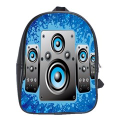 Sound System Music Disco Party School Bags (xl)  by Mariart