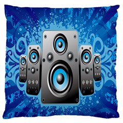 Sound System Music Disco Party Standard Flano Cushion Case (one Side) by Mariart