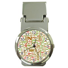 Screen Source Serif Text Money Clip Watches