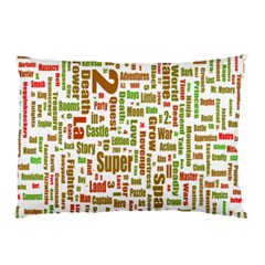 Screen Source Serif Text Pillow Case by Mariart