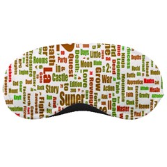 Screen Source Serif Text Sleeping Masks by Mariart