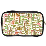 Screen Source Serif Text Toiletries Bags Front