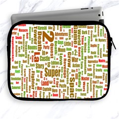 Screen Source Serif Text Apple Ipad 2/3/4 Zipper Cases by Mariart