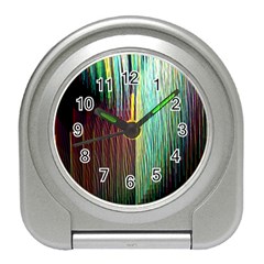 Screen Shot Line Vertical Rainbow Travel Alarm Clocks