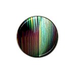 Screen Shot Line Vertical Rainbow Hat Clip Ball Marker Front