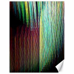 Screen Shot Line Vertical Rainbow Canvas 18  X 24   by Mariart