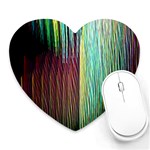 Screen Shot Line Vertical Rainbow Heart Mousepads Front