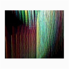 Screen Shot Line Vertical Rainbow Small Glasses Cloth (2-side) by Mariart