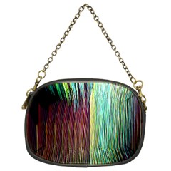 Screen Shot Line Vertical Rainbow Chain Purses (two Sides)  by Mariart